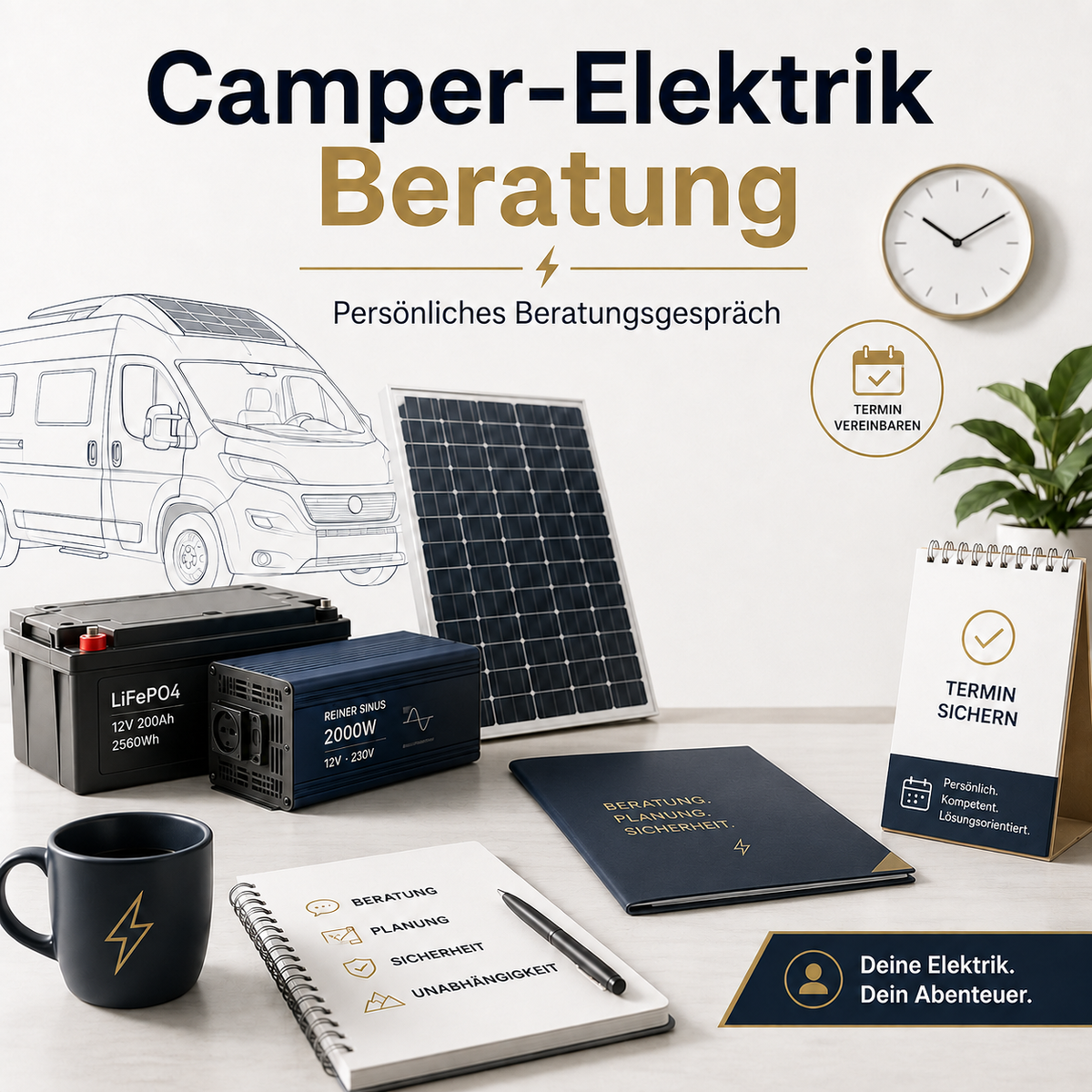 45 Minuten Elektroberatung zu Inselanlagen